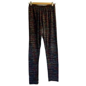 SweetLegs Plus Women's Leggings 14-22 Multicoloured Line Pattern